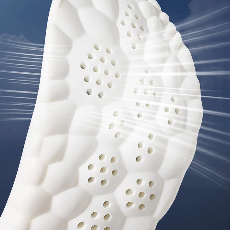 Close-up of a white textured product with a blue background