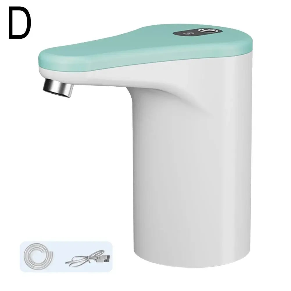 Turquoise and white electronic device on a white background
