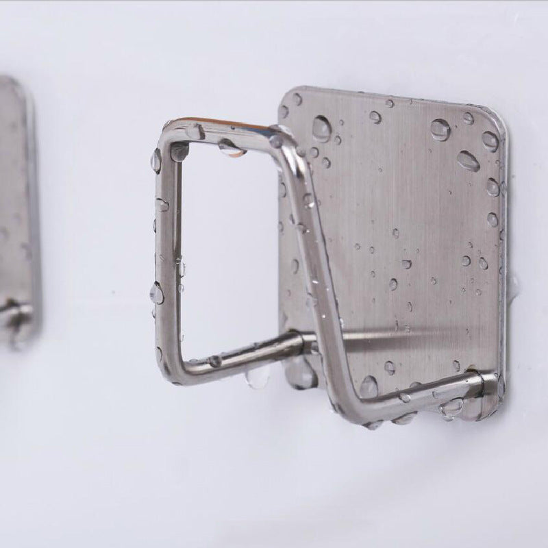 Metallic handle with textured surface on a white background