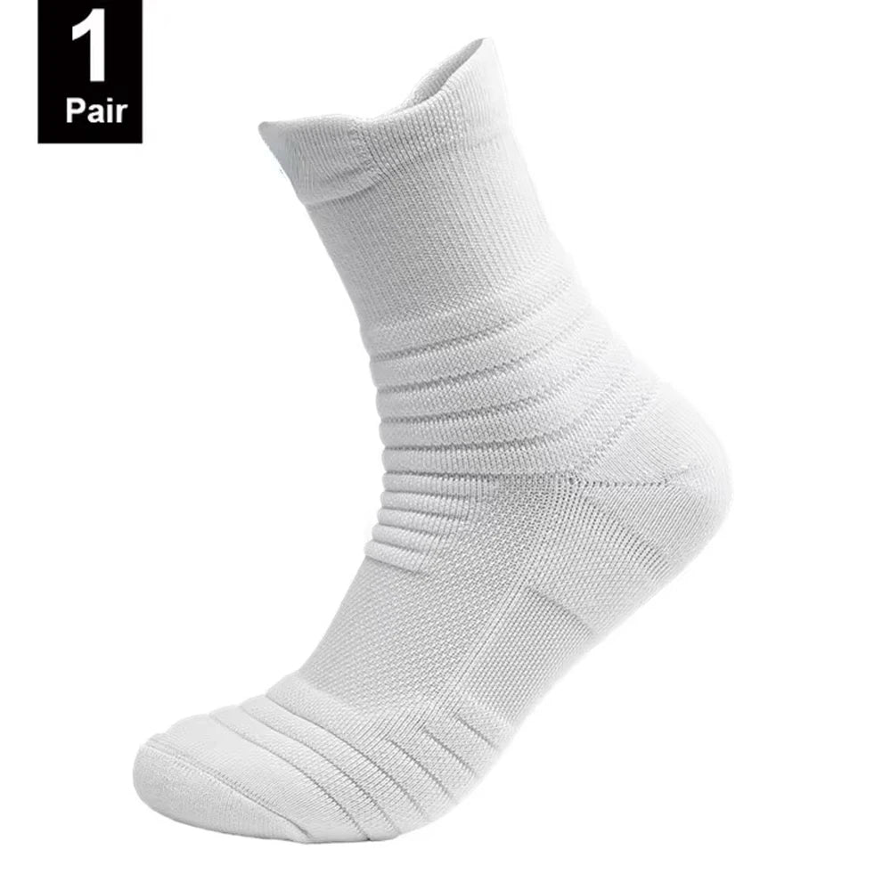White sock on a white background with '1 Pair' label.