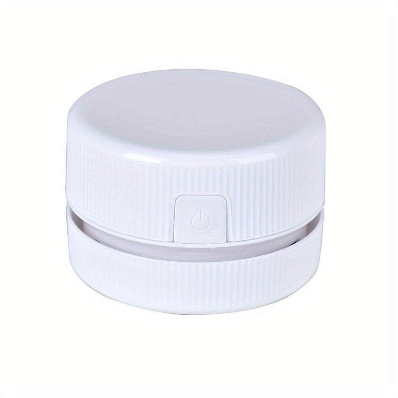 White cosmetic jar with a lid on a white background