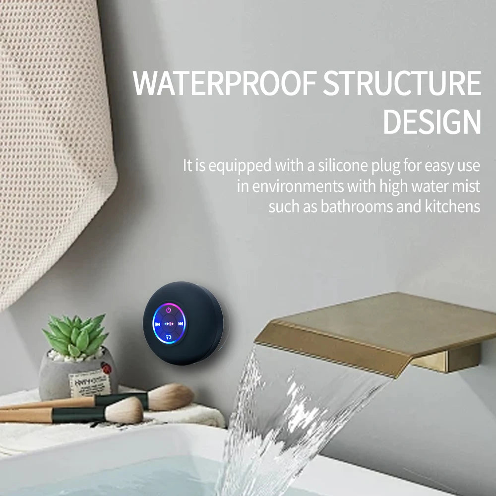 Wall-mounted device with silicone plug feature in a bathroom setting