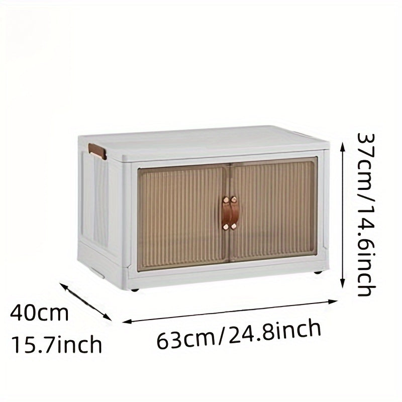 Small cabinet with dimensions labeled on a white background