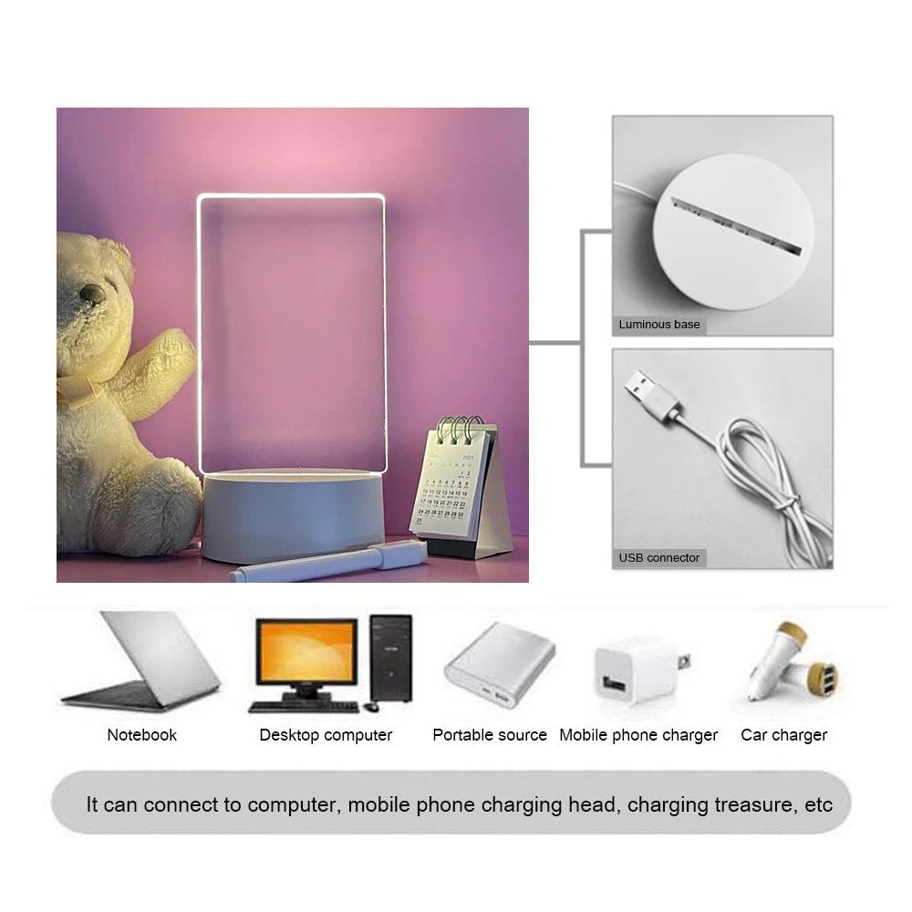 Collage of electronic devices and accessories with a lamp and USB connector.