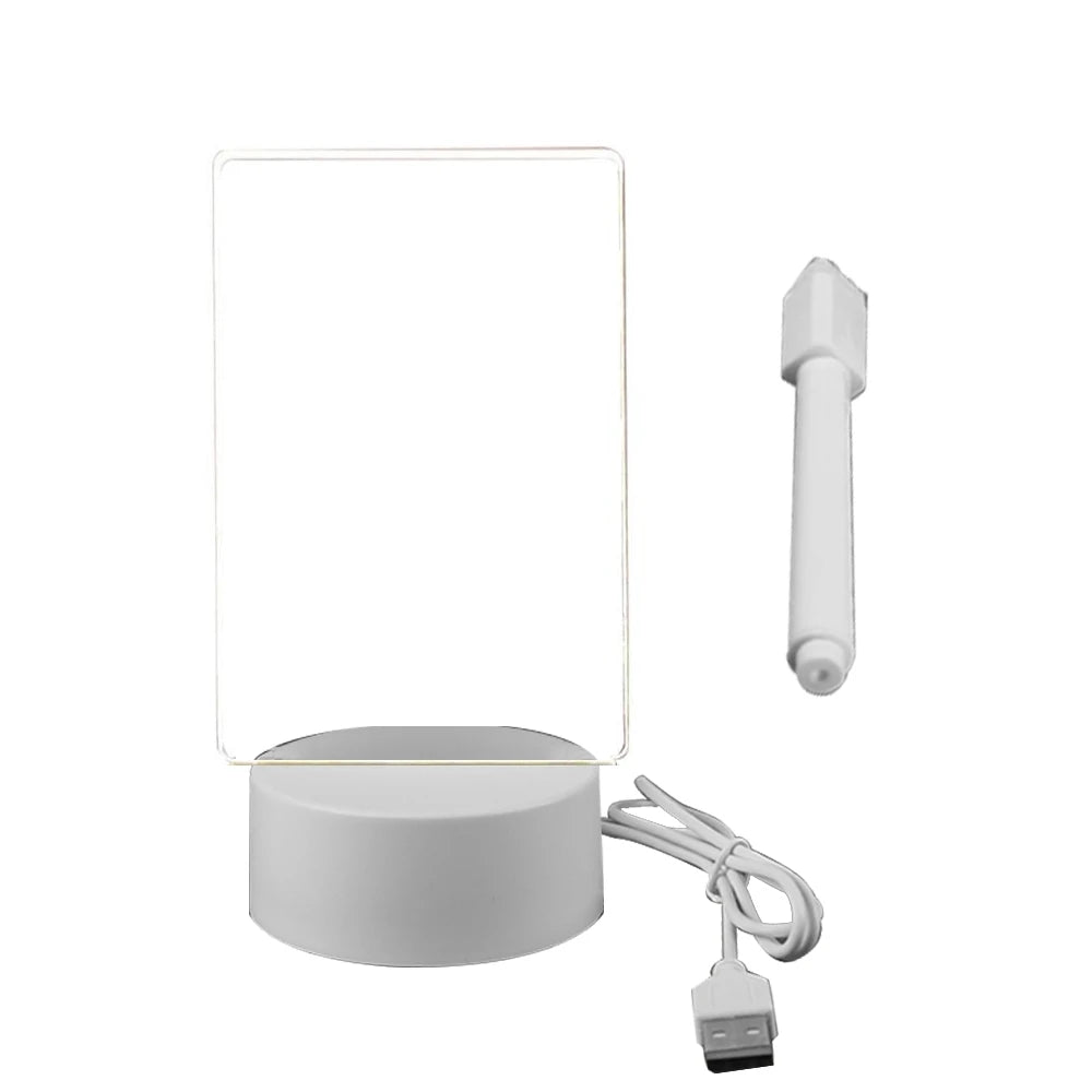 White lamp with rectangular shade and cylindrical base on a white background
