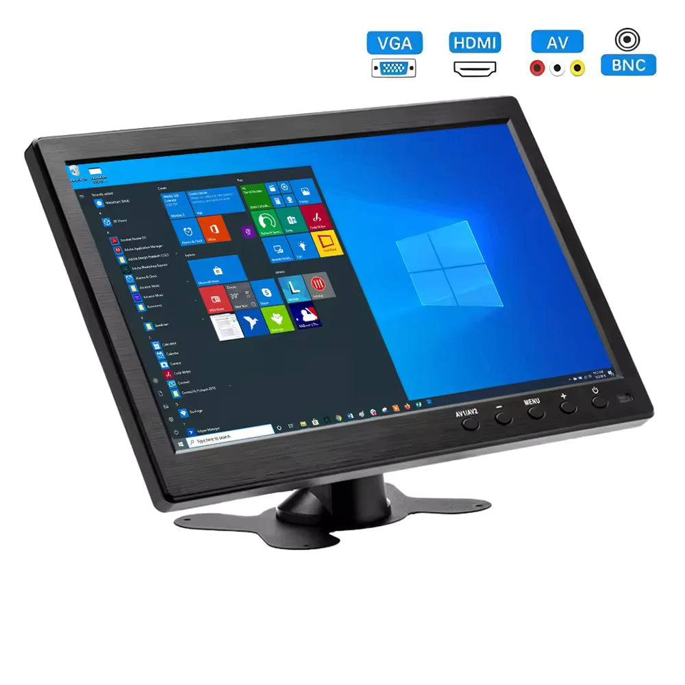 10.1 Inch HD Monitor with Windows interface on screen, Podofo branding visible