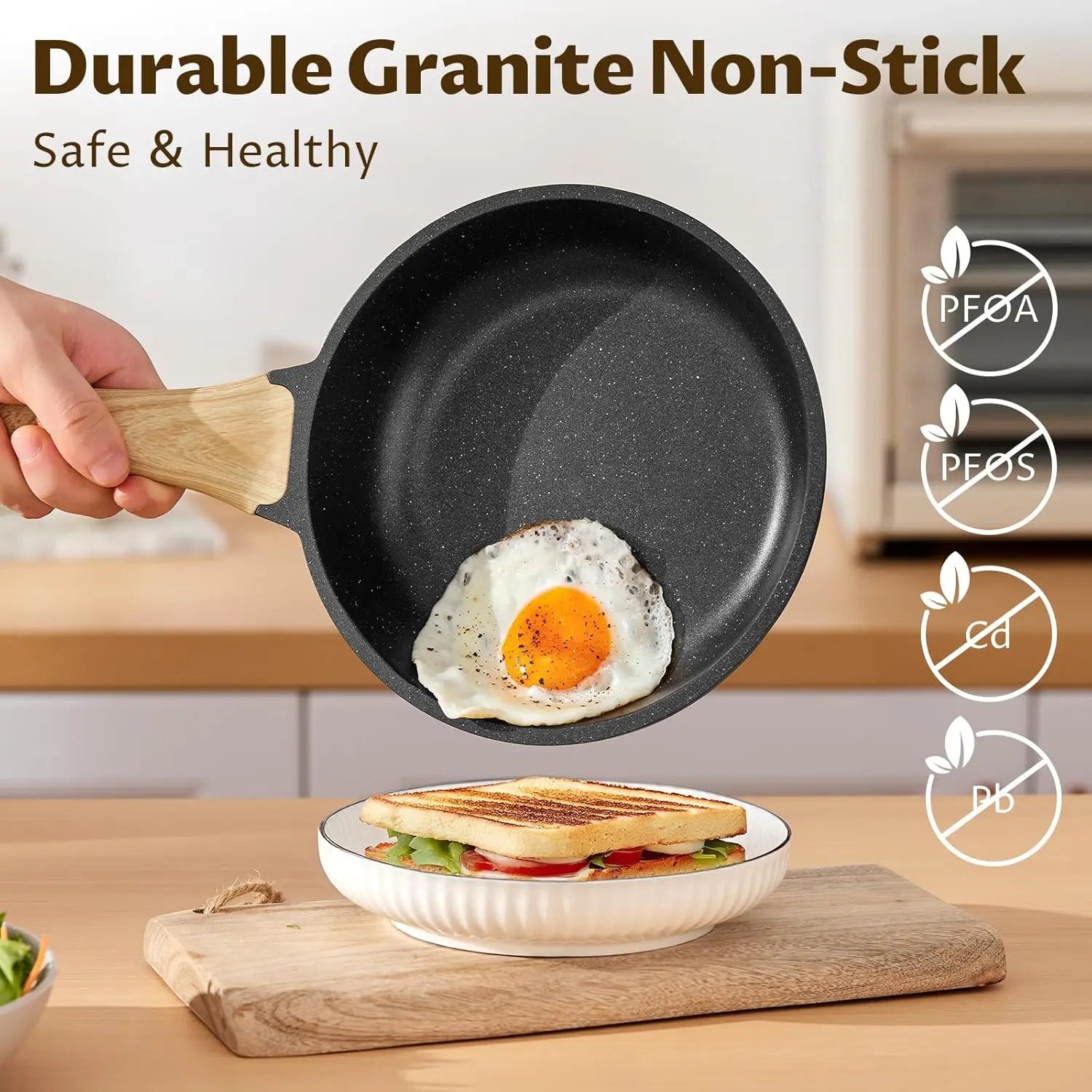 Non-Stick Granite Pan Set