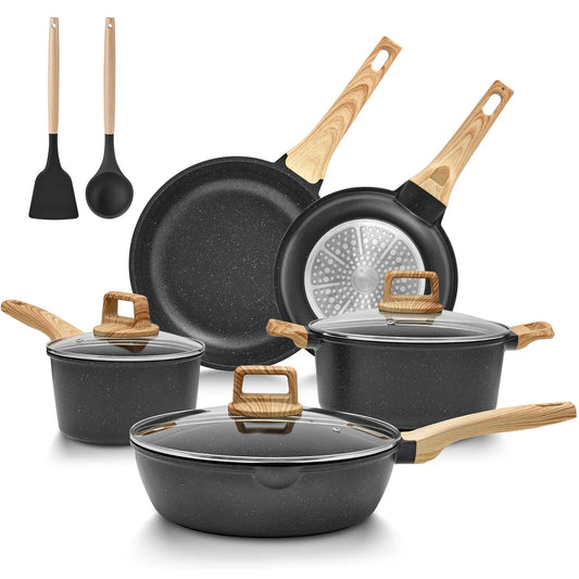 10 Piece Kitchenware Pan Set