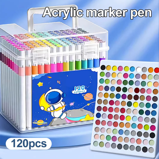 120 Pack Acrylic Marker Pens