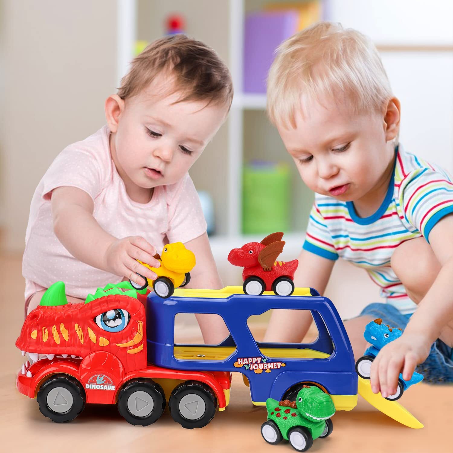 5 in 1 Dinosaur Truck Toys