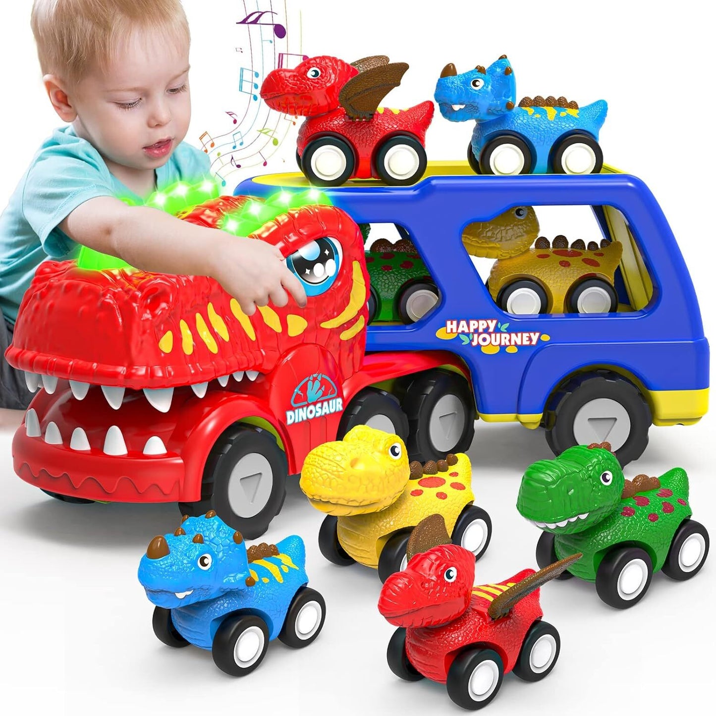 5 in 1 Dinosaur Truck Toys
