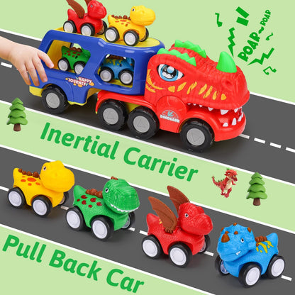 5 in 1 Dinosaur Truck Toys
