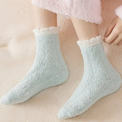 Green Womens Winter Socks
