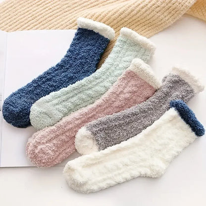 5 Pack Womens Winter Socks