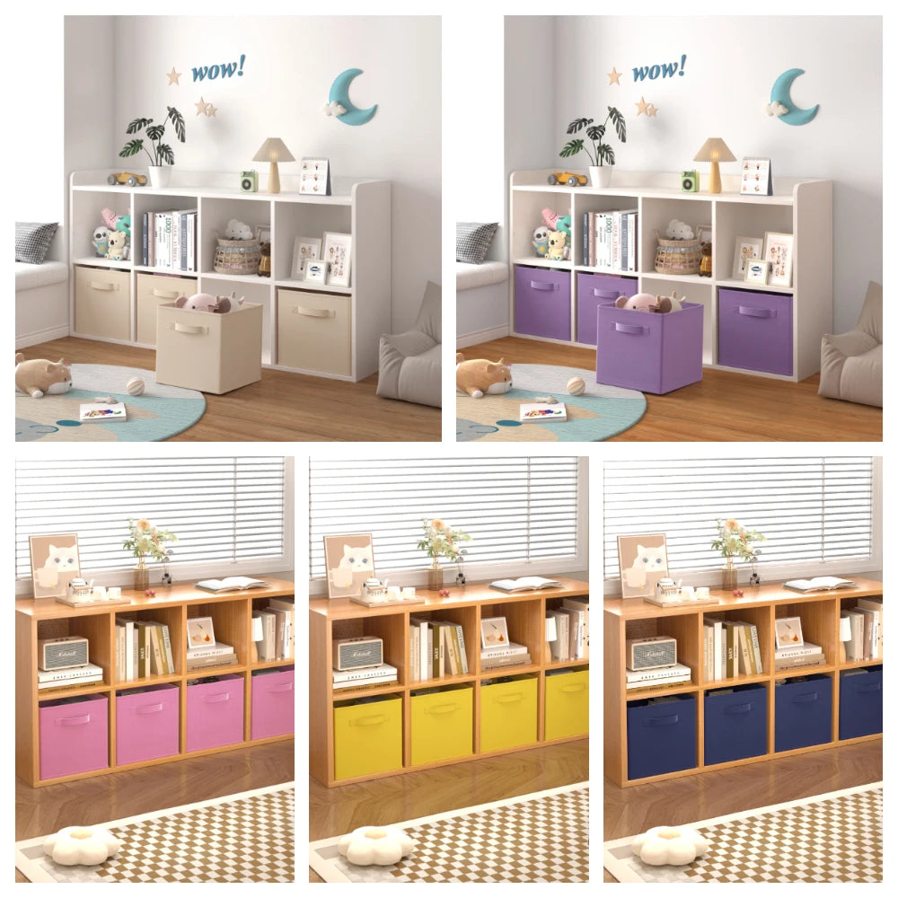 6 Pack of Storage Cube Boxes