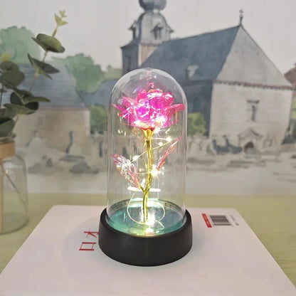Pink LED Artificial Flower