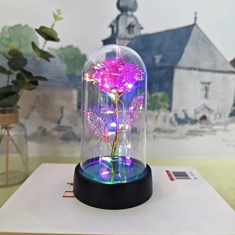 Purple LED Artificial Flower