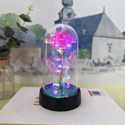Purple LED Artificial Flower