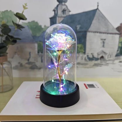 Clear LED Artificial Flower