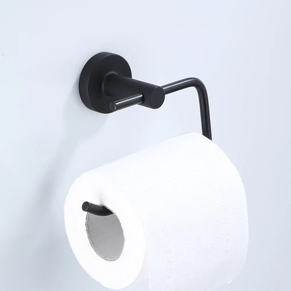 Black Bathroom Toilet Roll Holder