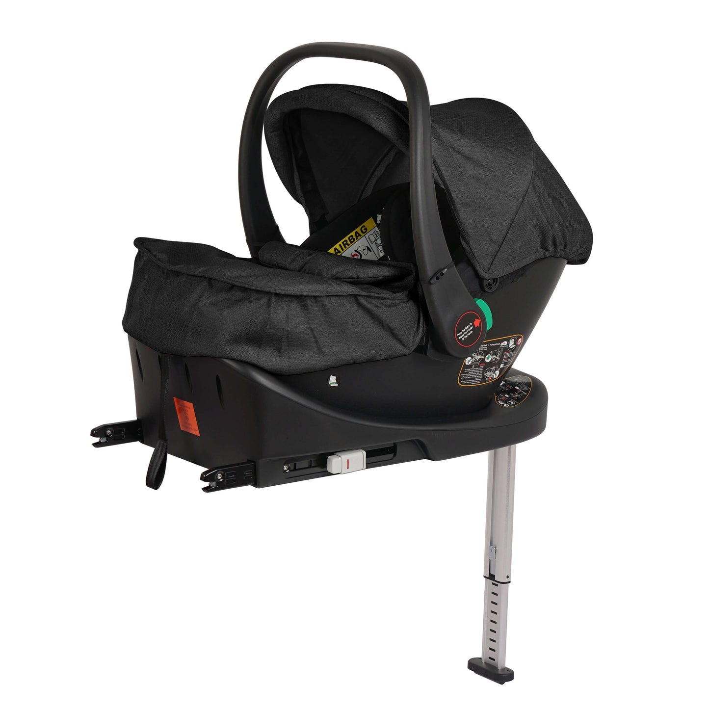 For Your Little One Cruise 3 In 1 Travel System Car Seat ISOFIX Base - Black