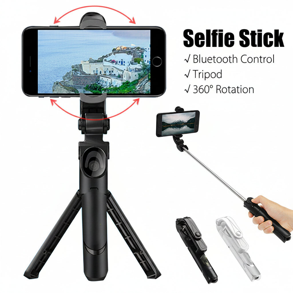 Bluetooth Selfie Stick Black