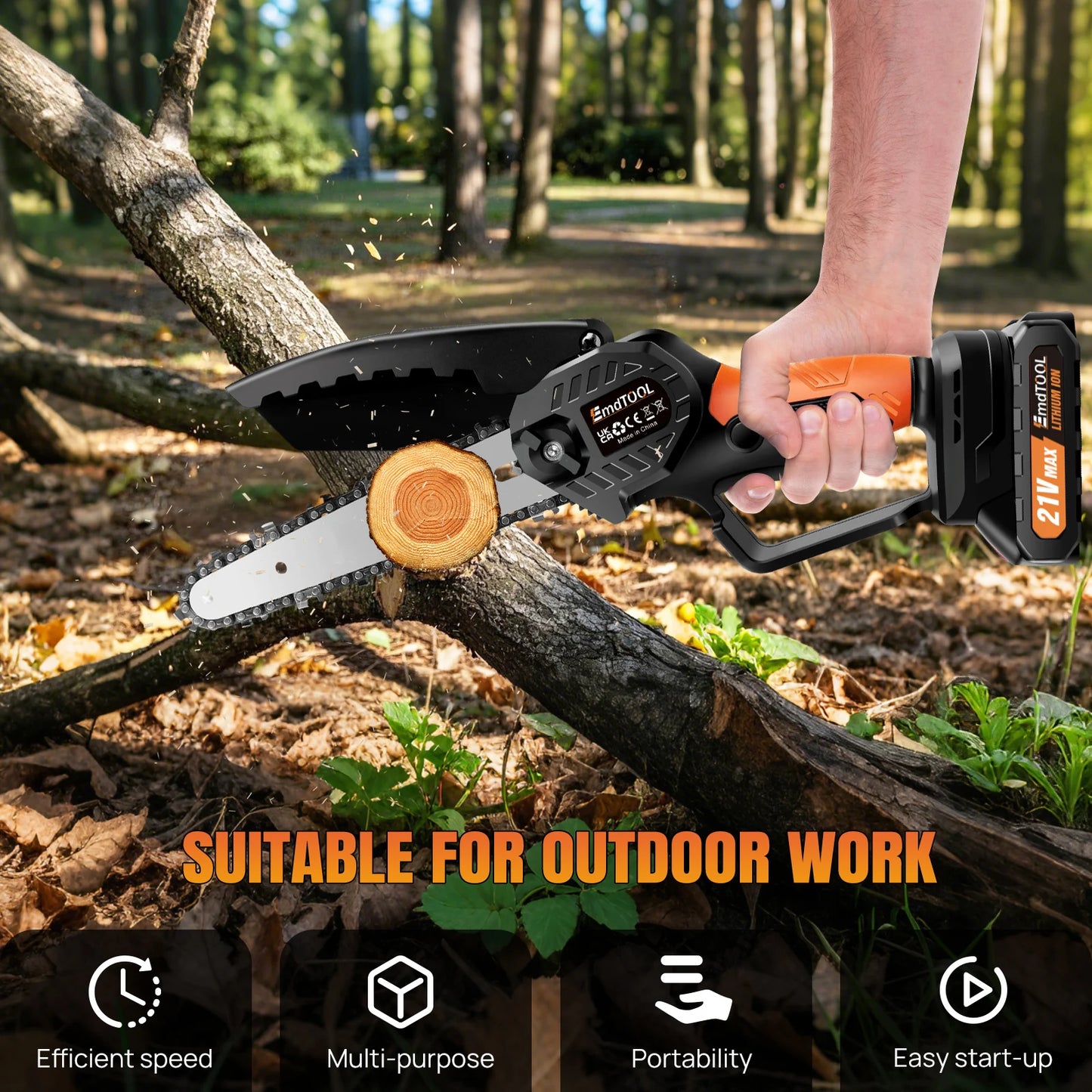 Cordless Electric Mini Chainsaw
