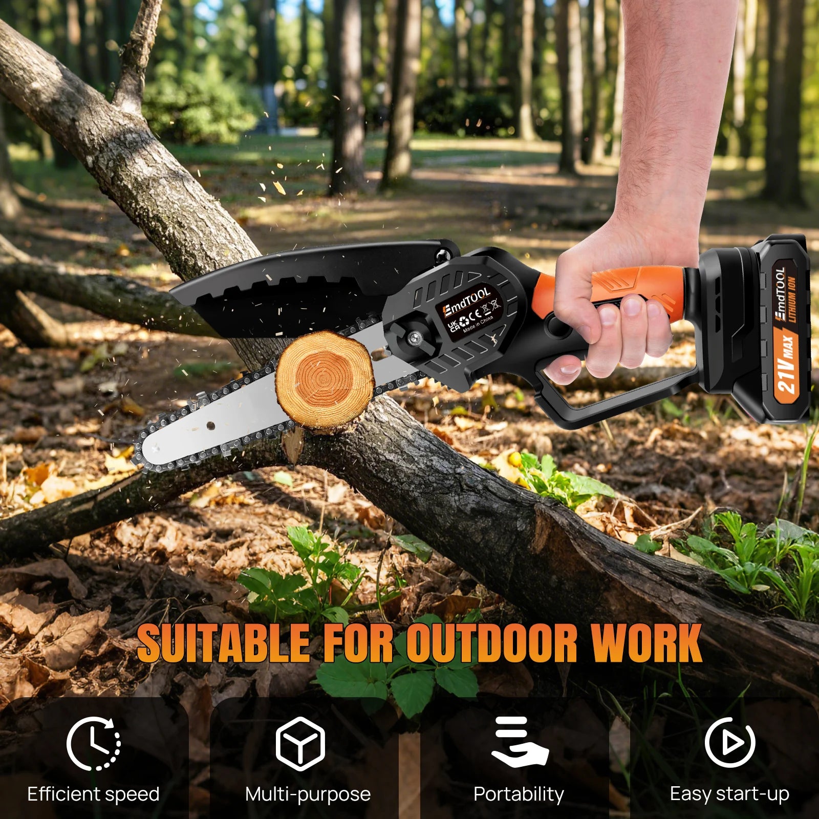 Cordless Electric Mini Chainsaw
