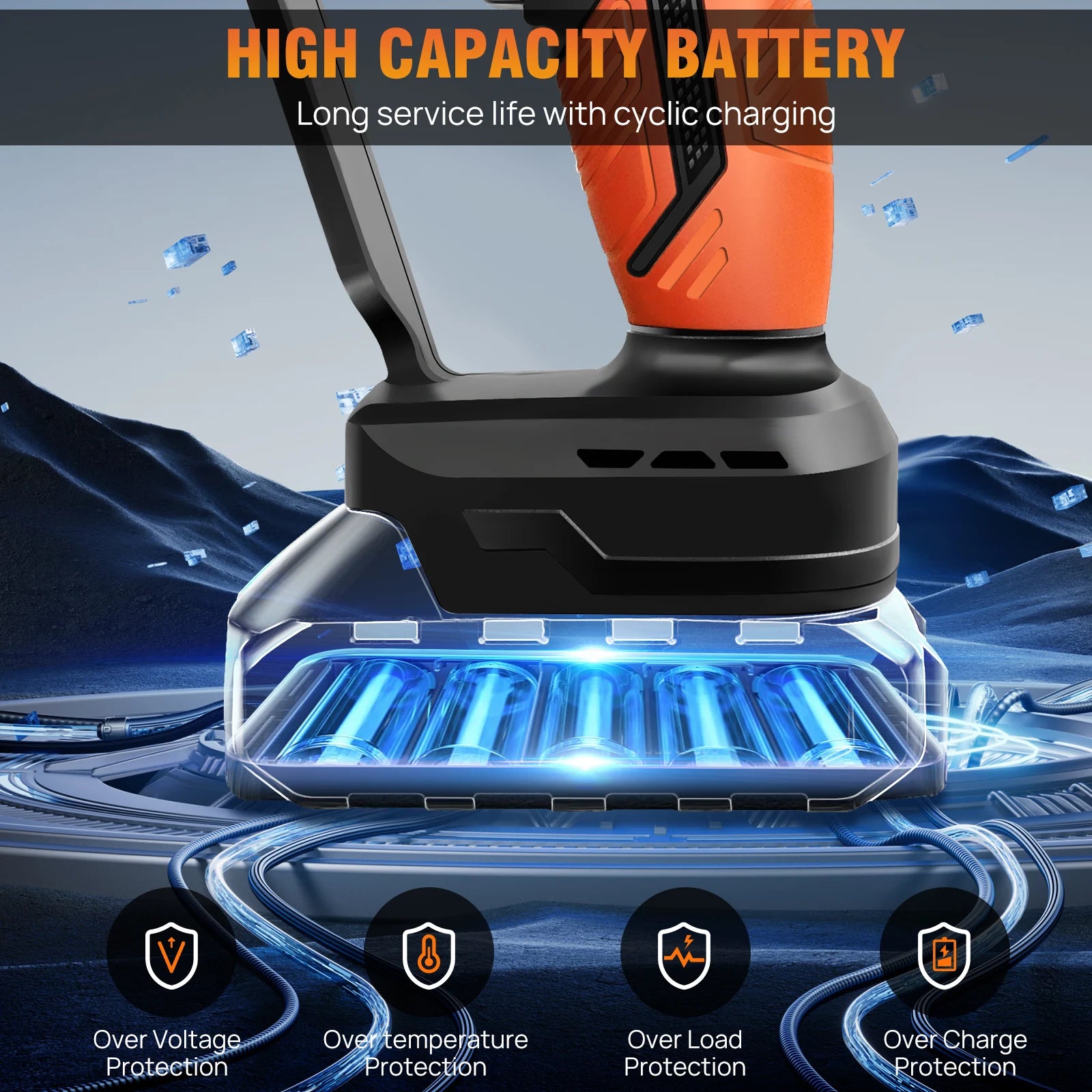 Cordless Electric Mini Chainsaw