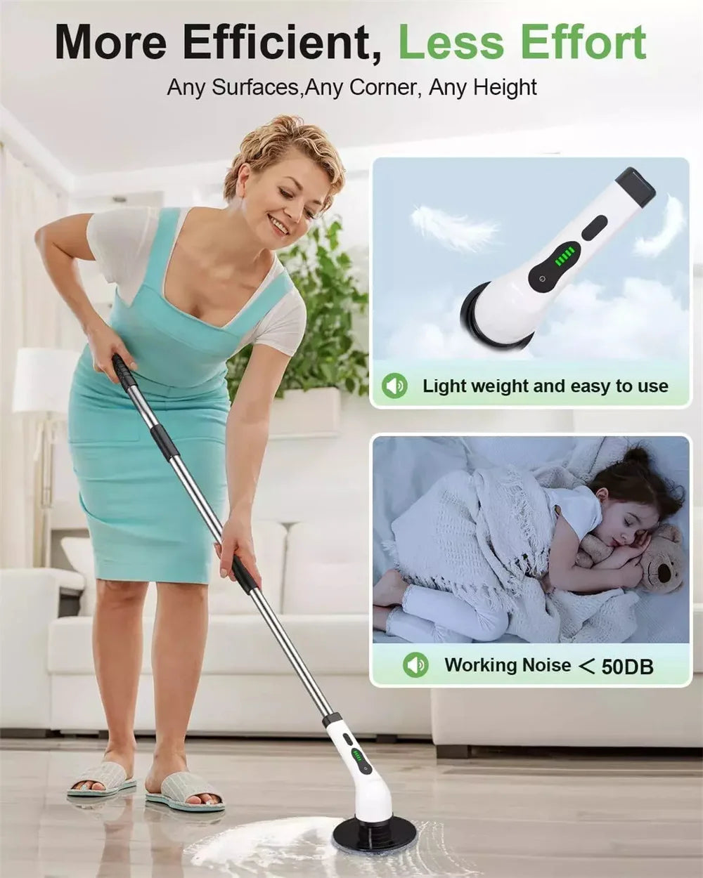 Cordless Electric Power Scrubber