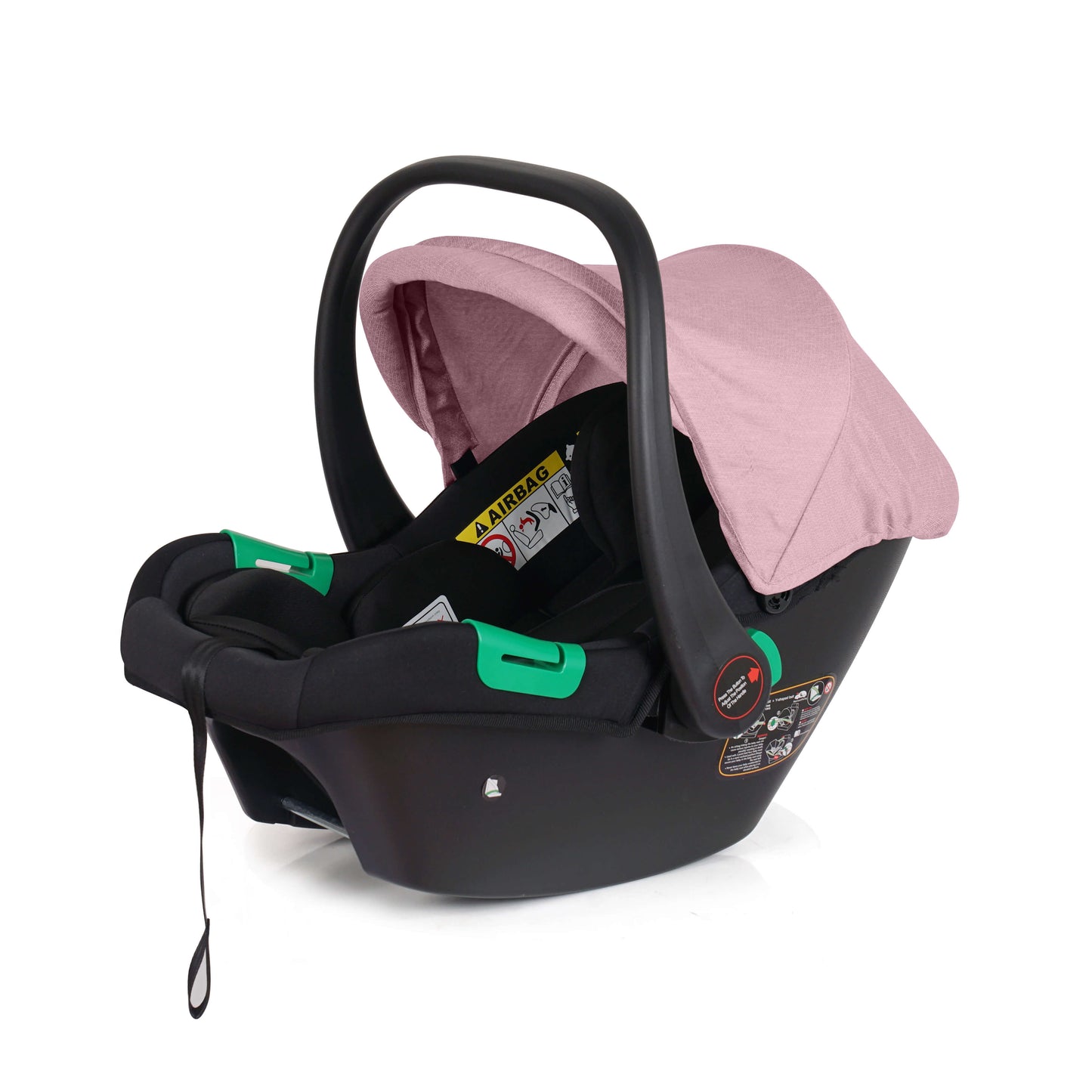 For Your Little One Cruise 3 In 1 Travel System Car Seat ISOFIX Base Blush Rose
