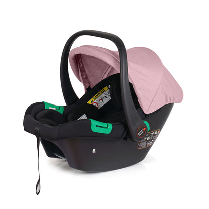 For Your Little One Cruise 3 In 1 Travel System Car Seat ISOFIX Base Blush Rose