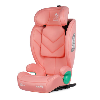 For Your Little One Stepup I-Size Isofix 2/3 Car Seat Booster Rose 4-12 Years