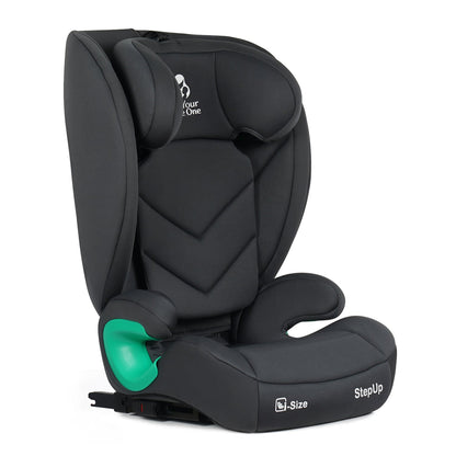 For Your Little One Stepup I-Size Isofix 2/3 Car Seat Booster Slate 4-12 Years