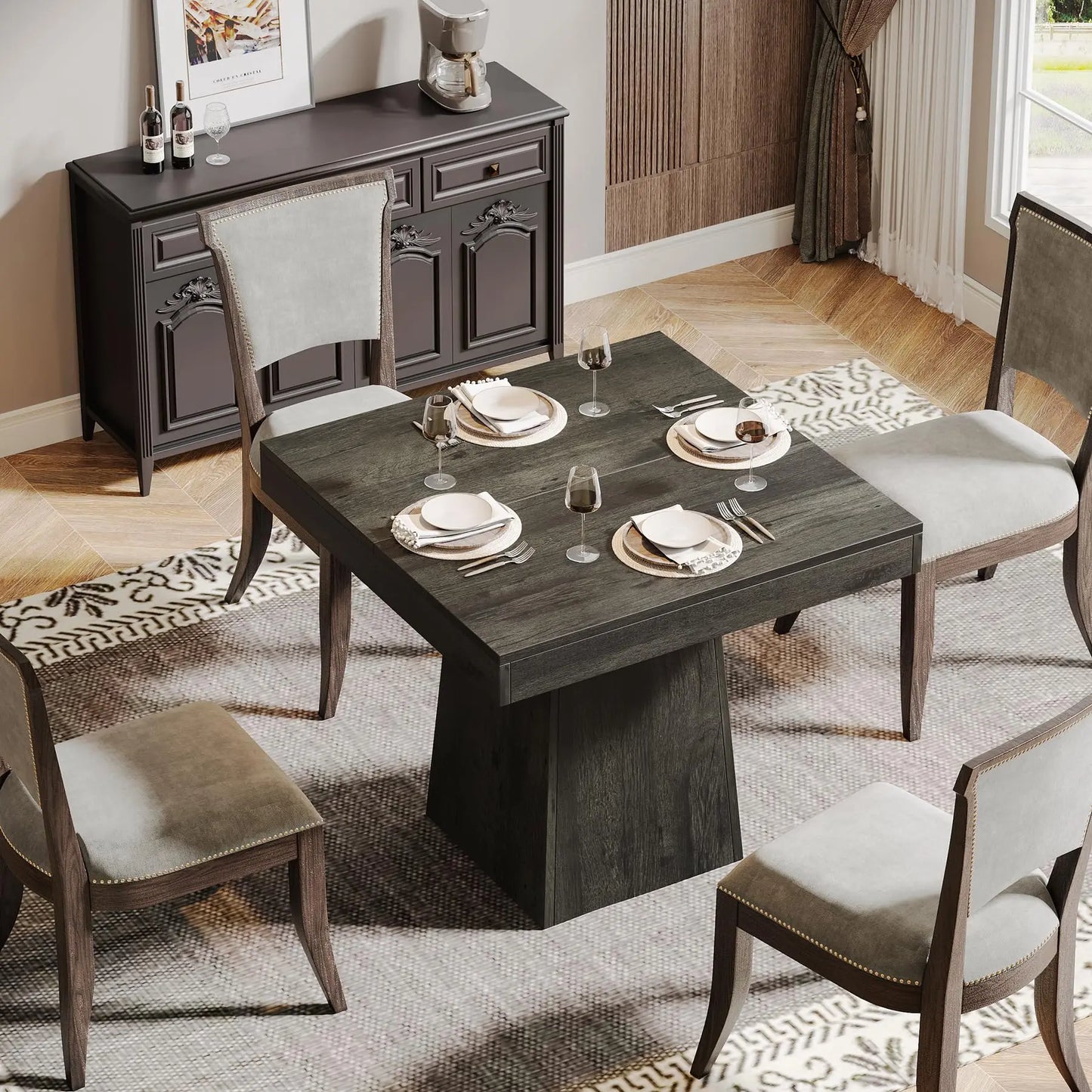 Dining Table with 4 Chairs