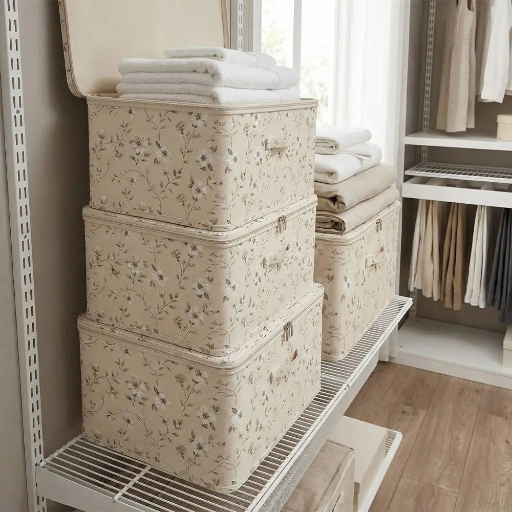 Floral Pattern Storage Box