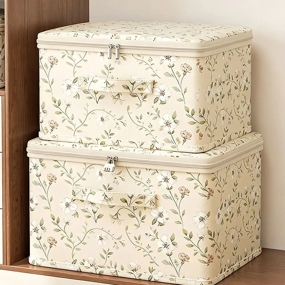 Floral Pattern Storage Box