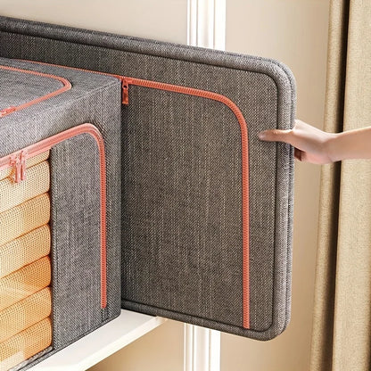 Grey Folding Storage Box