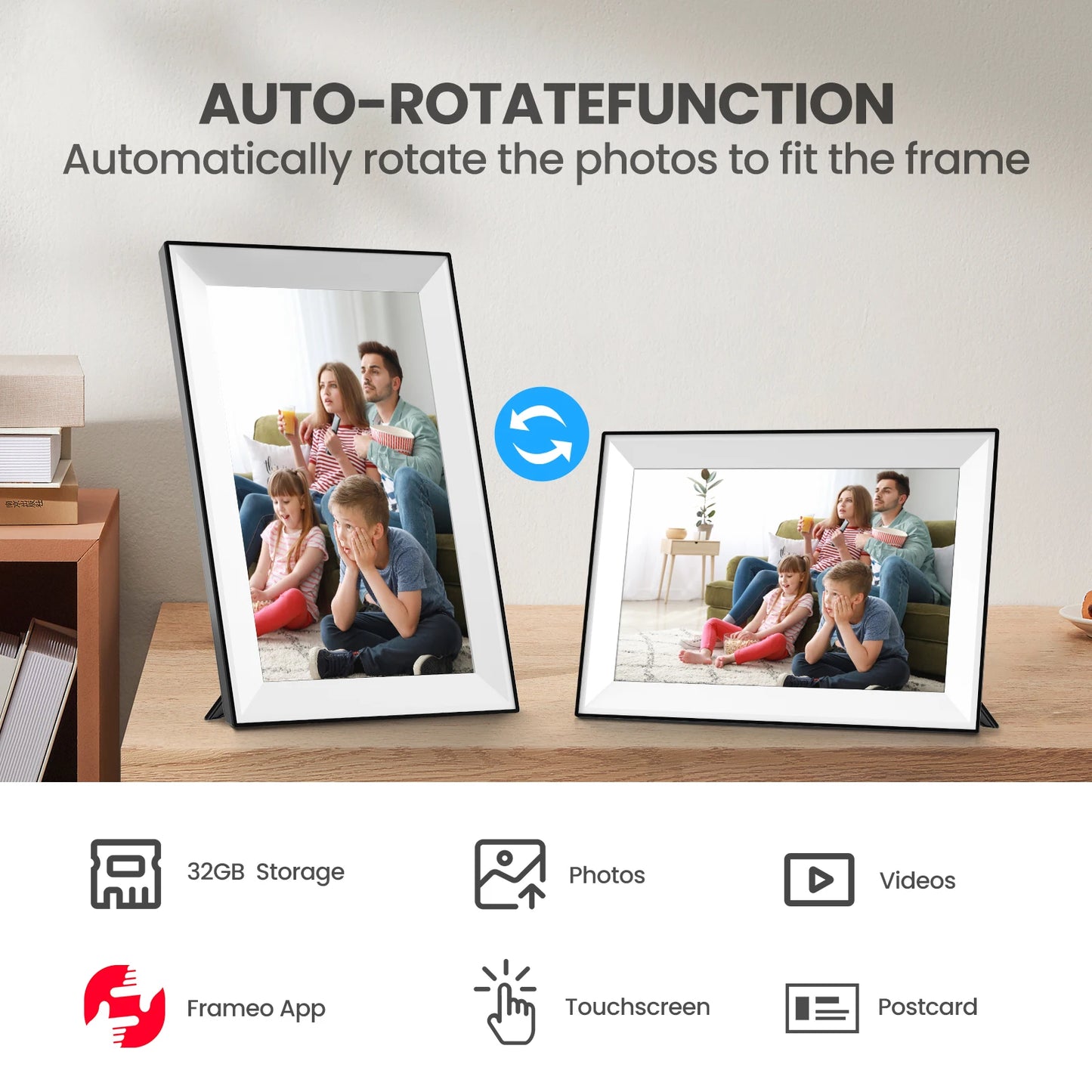 Auto Rotate Digital Photo Frame