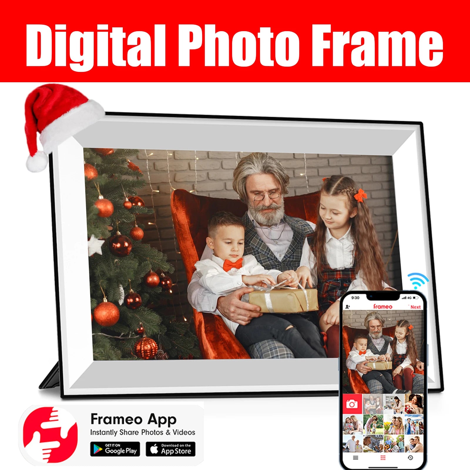 Frameo Compatible Digital Photo Frame