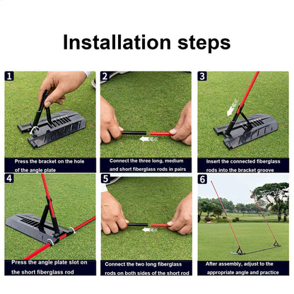 Golf Swing Trainer Alignment Aid