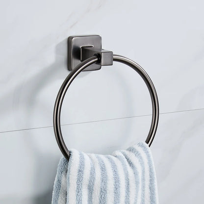 Grey Bathroom Towel Ring