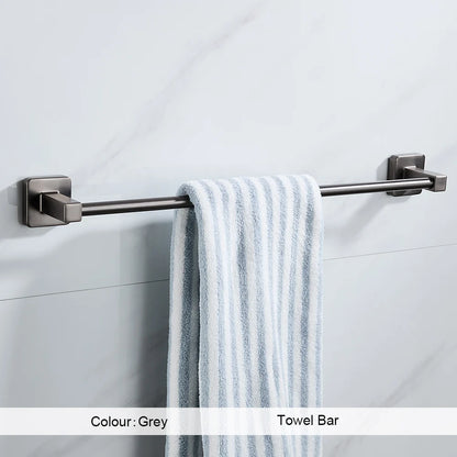 Grey Bathroom Towel Rail