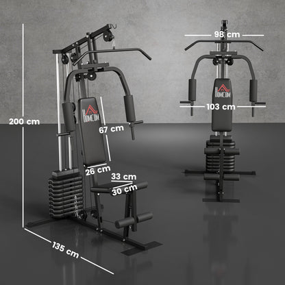 HOMCOM Multifunctional Home Gym Machine