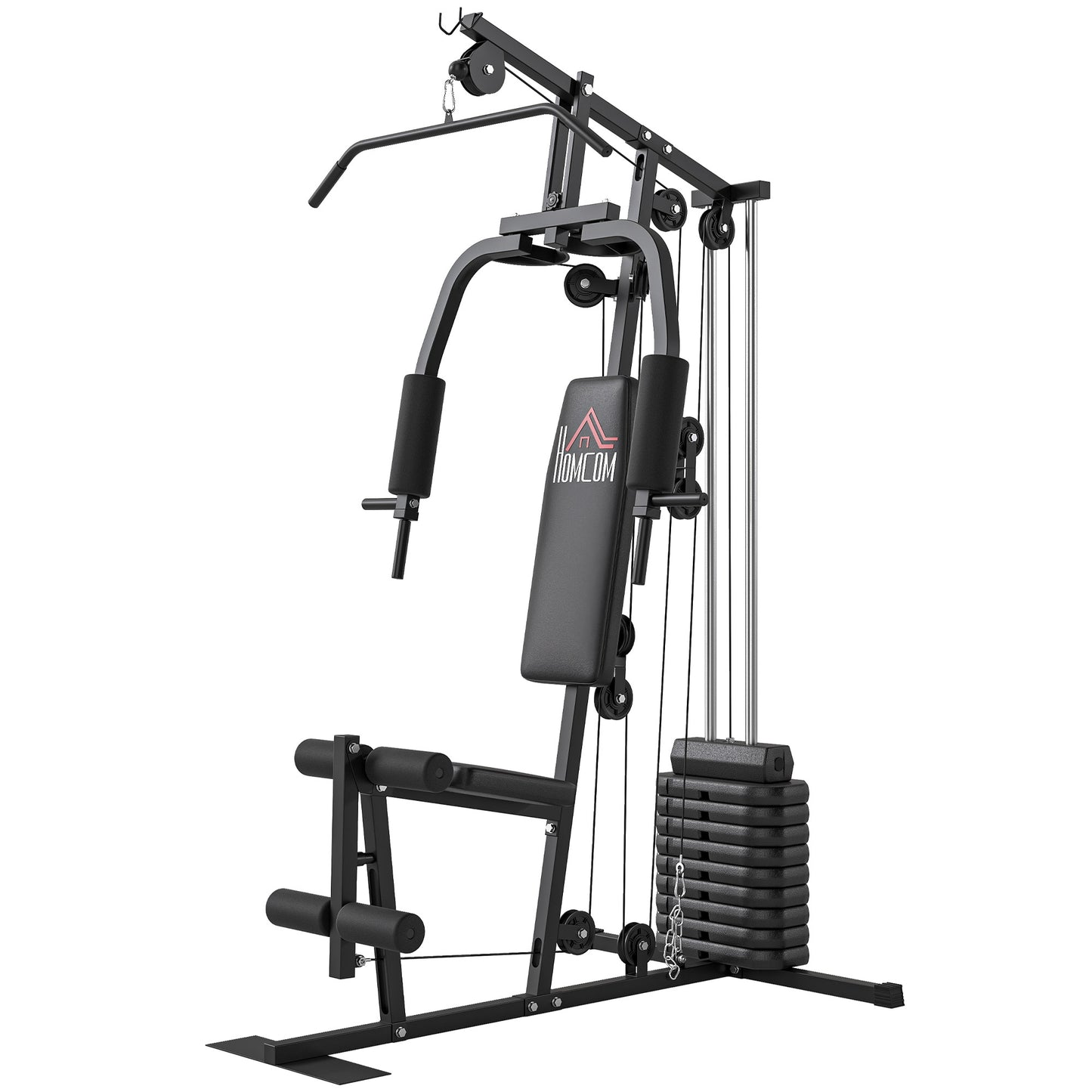 Black gym machine with 'IRONMAN' branding on a white background