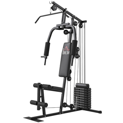 Black gym machine with 'IRONMAN' branding on a white background
