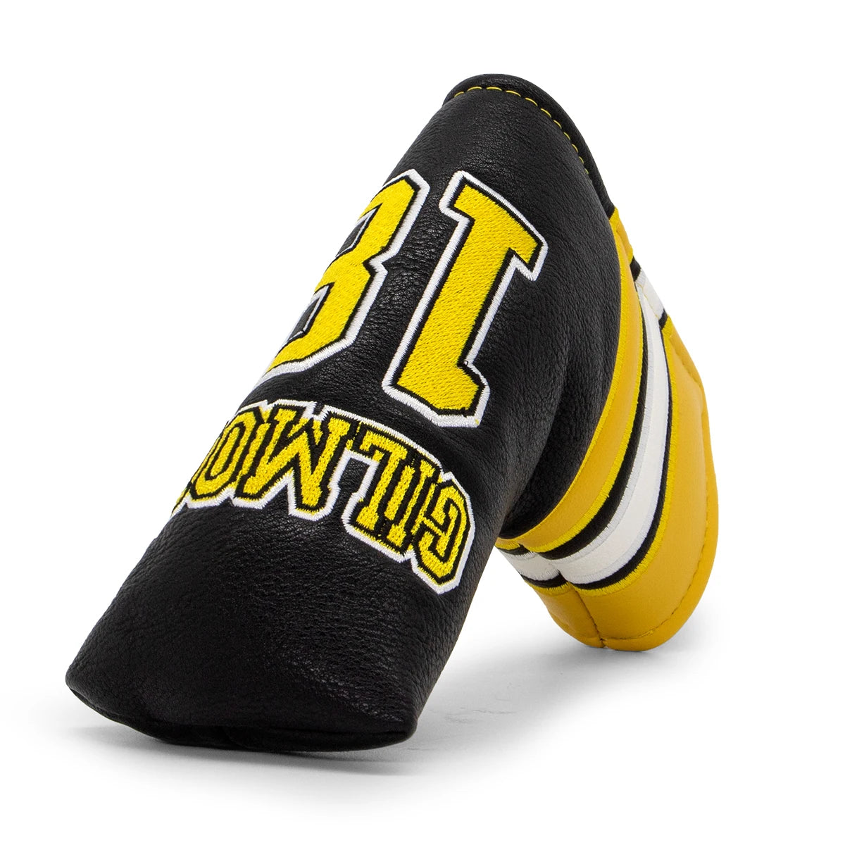 Golf club head cover with 'Biltmore' branding on a white background