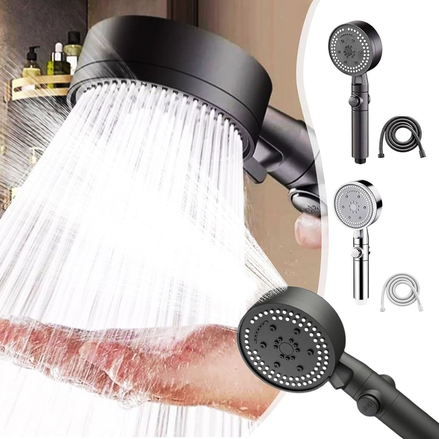High Pressure Shower Head Chrome