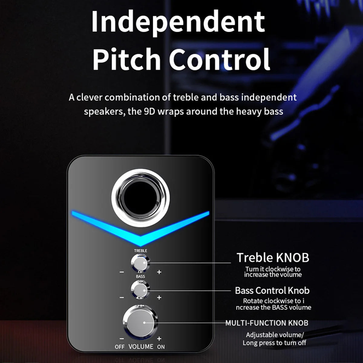Volume Control Functions for Computer Speakers