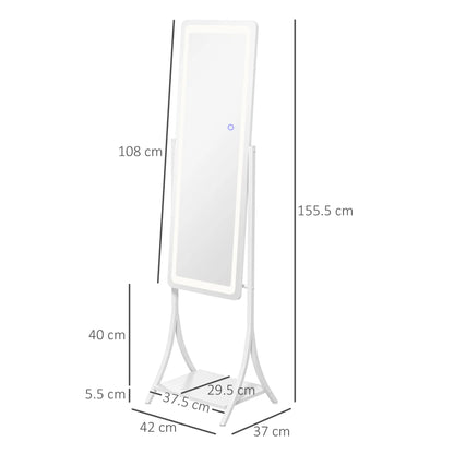 LED Light Full Length Mirror